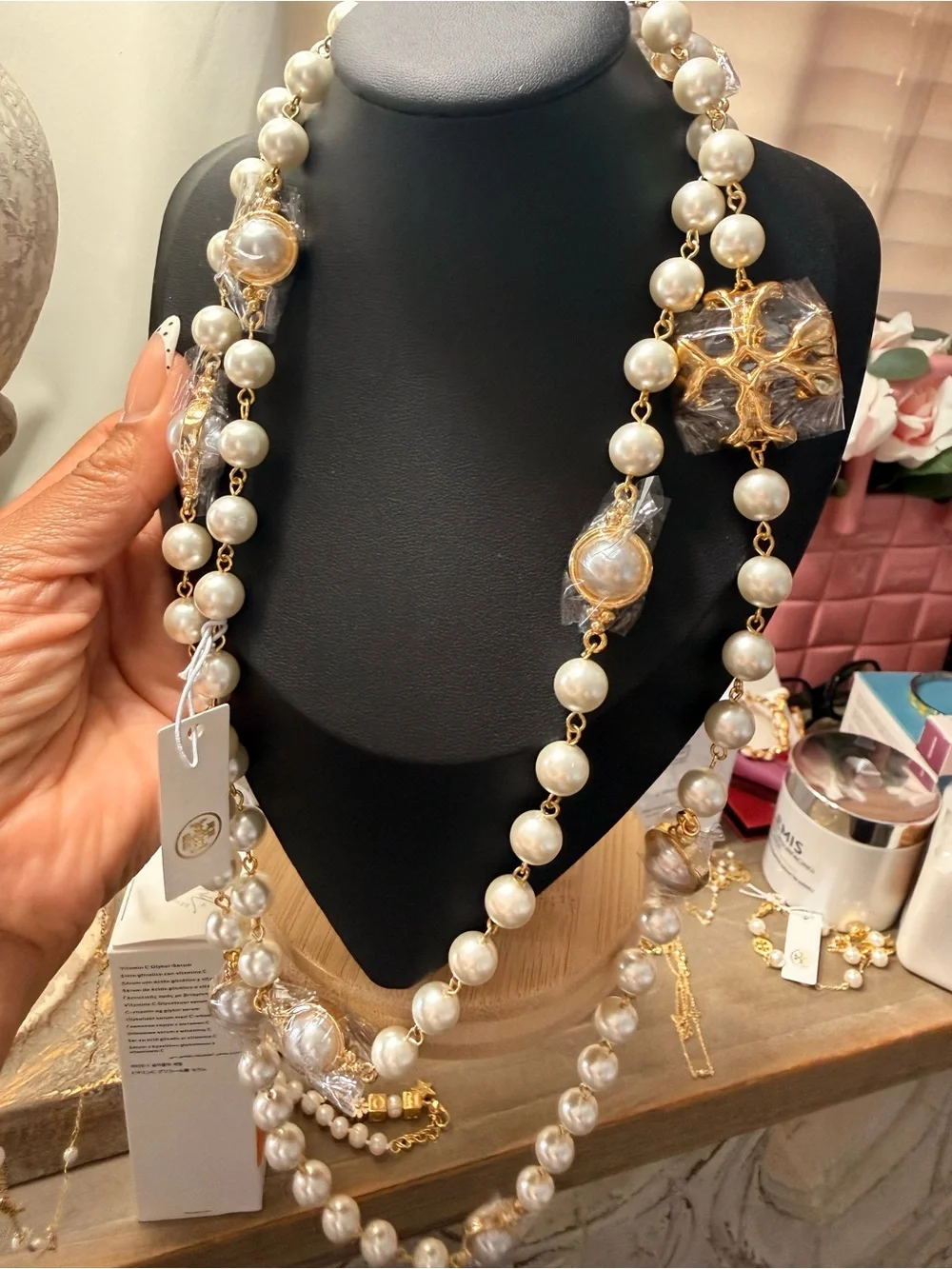 Tory Burch strand lustrous